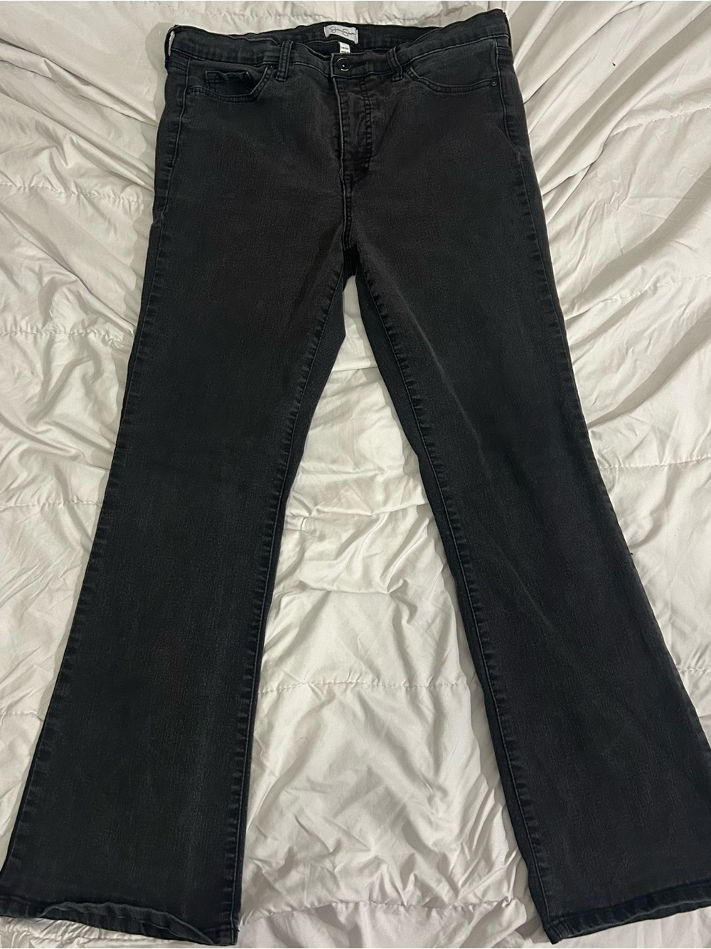 Jessica Simpson Women’s Size 14/32 Black Wash Bootcut Flare Stretch Jeans